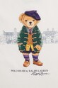 Lány Polo Ralph Lauren gyerek pamut póló 313951080002 fehér