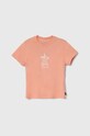 Vans t-shirt bawełniany dziecięcy GR CRAZY EDDY nadruk różowy VN000K94D471