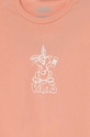Fete Vans tricou de bumbac pentru copii GR CRAZY EDDY VN000K94D471 roz