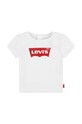 Levi's tricou din bumbac pentru bebelusi BATWING TEE print alb 1EK825