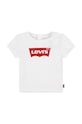 Levi's tricou din bumbac pentru bebelusi BATWING TEE print alb 1EK825