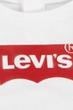 Levi's tricou din bumbac pentru bebelusi BATWING TEE alb 1EK825