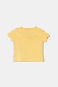 Levi's tricou din bumbac pentru bebelusi BATWING TEE 1EK825 galben AA00