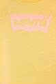 Fete Levi's tricou din bumbac pentru bebelusi BATWING TEE 1EK825 galben