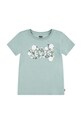 Παιδικό βαμβακερό μπλουζάκι Levi's WILDFLOWERS BATWING TEE στάμπα τιρκουάζ 3EL036
