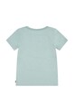 Детская хлопковая футболка Levi's WILDFLOWERS BATWING TEE 4EL036 бирюзовый AW24