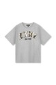 Детская хлопковая футболка Dkny D62060.156.162 серый AW24