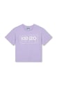 Kenzo Kids tricou de bumbac pentru copii print violet K60704.86.108
