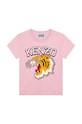 Детская хлопковая футболка Kenzo Kids хлопок розовый K60765.86.108