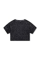Dziewczynka HUGO t-shirt bawełniany dziecięcy G00207.114.150 czarny