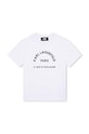 Детская хлопковая футболка Karl Lagerfeld хлопок белый Z30205.156.162