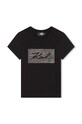 Karl Lagerfeld tricou copii Z30210.114.150 negru AW24