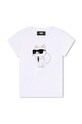 Karl Lagerfeld tricou copii print alb Z30211.114.150