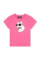 Karl Lagerfeld tricou copii imprimeu violet Z30366.156.162