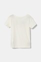 Roxy t-shirt in cotone per bambini DAY AND NIGHT A ERGZT04063 bianco AW24