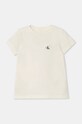 Dziewczynka Calvin Klein Jeans t-shirt bawełniany dziecięcy 2-pack IG0IG02741.9BYH.104.116 beżowy