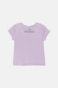 United Colors of Benetton tricou de bumbac pentru copii 3I1XG10GS.P.Seasonal violet AW24