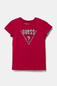 Дитяча футболка Guess аплікація рожевий J4BI33.J1314.9BYH