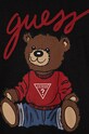 Băieți Guess tricou de bumbac pentru copii H4BJ06.I3Z14.9BYH negru