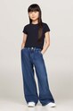 Dětské bavlněné tričko Tommy Hilfiger námořnická modř KG0KG08138.9BYH.104.122