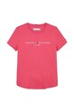 Tommy Hilfiger t-shirt bawełniany dziecięcy KG0KG05242.9BYH.74.122 różowy AW24