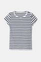 Detské tričko Abercrombie & Fitch s elastanom tmavomodrá KI239.4128