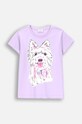 Dětské tričko Coccodrillo s elastanem fialová ZC4143204VGA