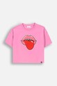 Coccodrillo tricou de bumbac pentru copii print roz ZC4143202MGJ
