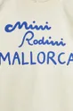 бежевий Дитяча бавовняна футболка Mini Rodini Mallorca
