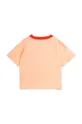 Детская хлопковая футболка Mini Rodini Dolphin оранжевый