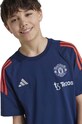 Dětské bavlněné tričko adidas Performance MUFC TEEY IT2022 námořnická modř
