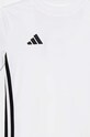 Chłopiec adidas Performance t-shirt dziecięcy TABELA 23SY H44534 biały