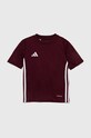 Dětské tričko adidas Performance TABELA 23SY IB4933 burgundské AW24
