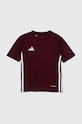 adidas Performance t-shirt dziecięcy TABELA 23SY IB4933 bordowy AW24