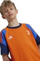 Дитяча бавовняна футболка adidas Performance JUVE TEEY IS5806