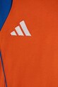 Дитяча бавовняна футболка adidas Performance JUVE TEEY помаранчевий IS5806