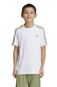 adidas tricou copii U TR-ES 3S T imprimeu alb IW5903