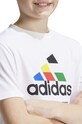 Dětské bavlněné tričko adidas TIRO NATIONS T IW8148 bílá
