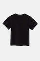 Παιδικό βαμβακερό μπλουζάκι adidas Originals TREFOIL TEE IX5113 μαύρο AW24