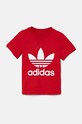 adidas Originals tricou copii TREFOIL TEE print rosu IX5115