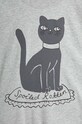 Chłopiec Mini Rodini t-shirt bawełniany dziecięcy Cat 2472012294 szary