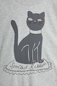 Хлопчик Дитяча бавовняна футболка Mini Rodini Cat 2472012294 сірий