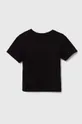 Дитяча бавовняна футболка adidas Originals TREFOIL TEE чорний