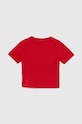 Băieți adidas Originals tricou de bumbac pentru copii TREFOIL TEE IY2387 rosu