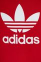 adidas Originals t-shirt bawełniany dziecięcy TREFOIL TEE czerwony IY2387