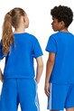Детская хлопковая футболка adidas Originals TREFOIL TEE IY7425 голубой