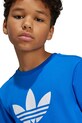 Детская хлопковая футболка adidas Originals TREFOIL TEE IY7425