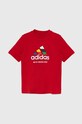 adidas t-shirt bawełniany dziecięcy TIRO NATIONS T IY8127 czerwony AW24