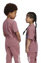 adidas t-shirt bawełniany dziecięcy POS TABLE LK IZ0444 różowy