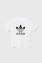Детска памучна тениска adidas Originals TREFOIL TEE JE0516 бял AW24